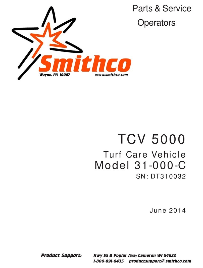 Smithco TCV 5000 Quick start guide