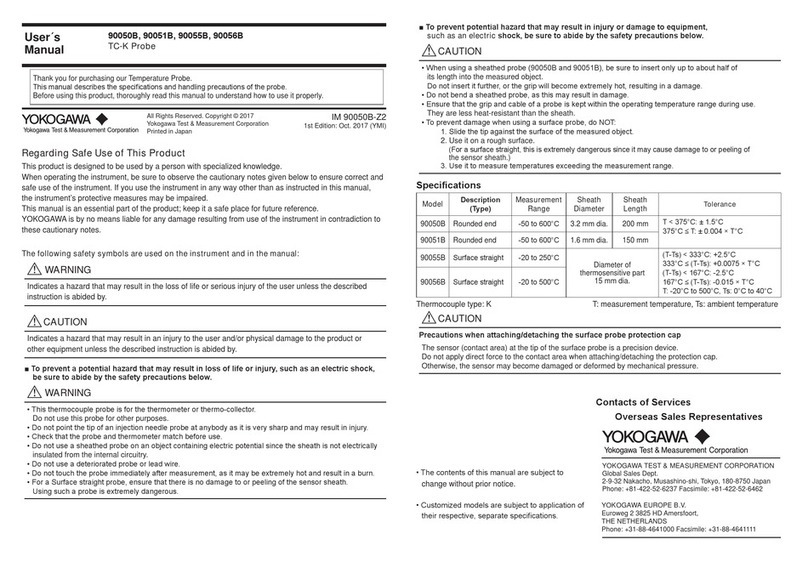 YOKOGAWA 90050B user manual