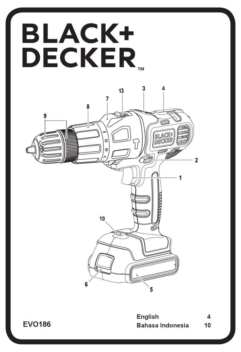 BLACK DECKER EVO186 User manual