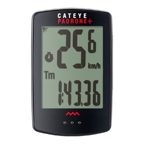 Cateye CC-PA110W User manual Cateye CC-PA110W User manual