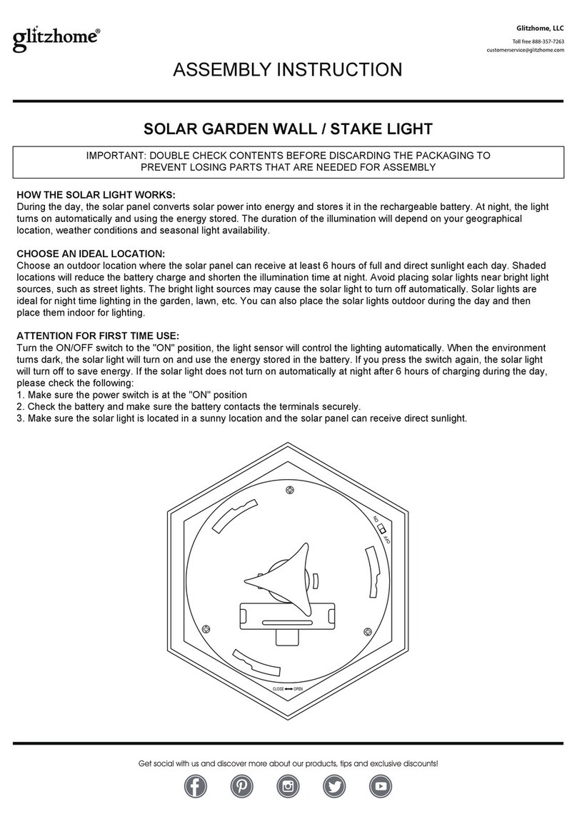 GLITZHOME GH20402 Assembly instruction