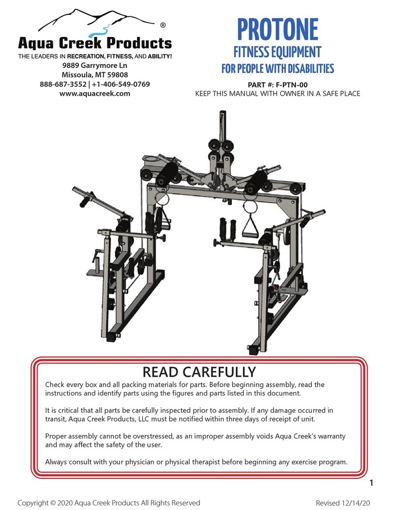 Aqua Creek Products PROTONE User manual