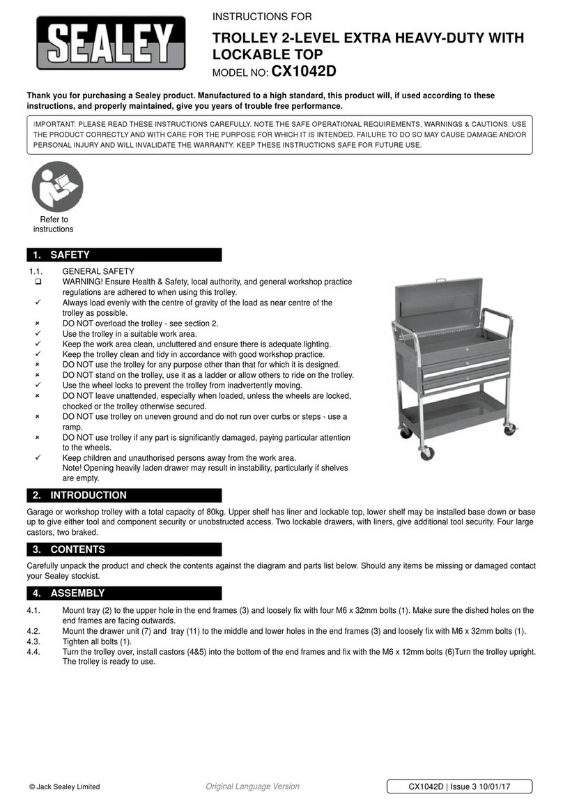 Sealey CX1042D User manual
