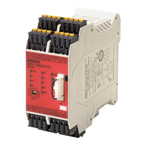 Omron Sti G9SX-LM224-F10 Series user manual