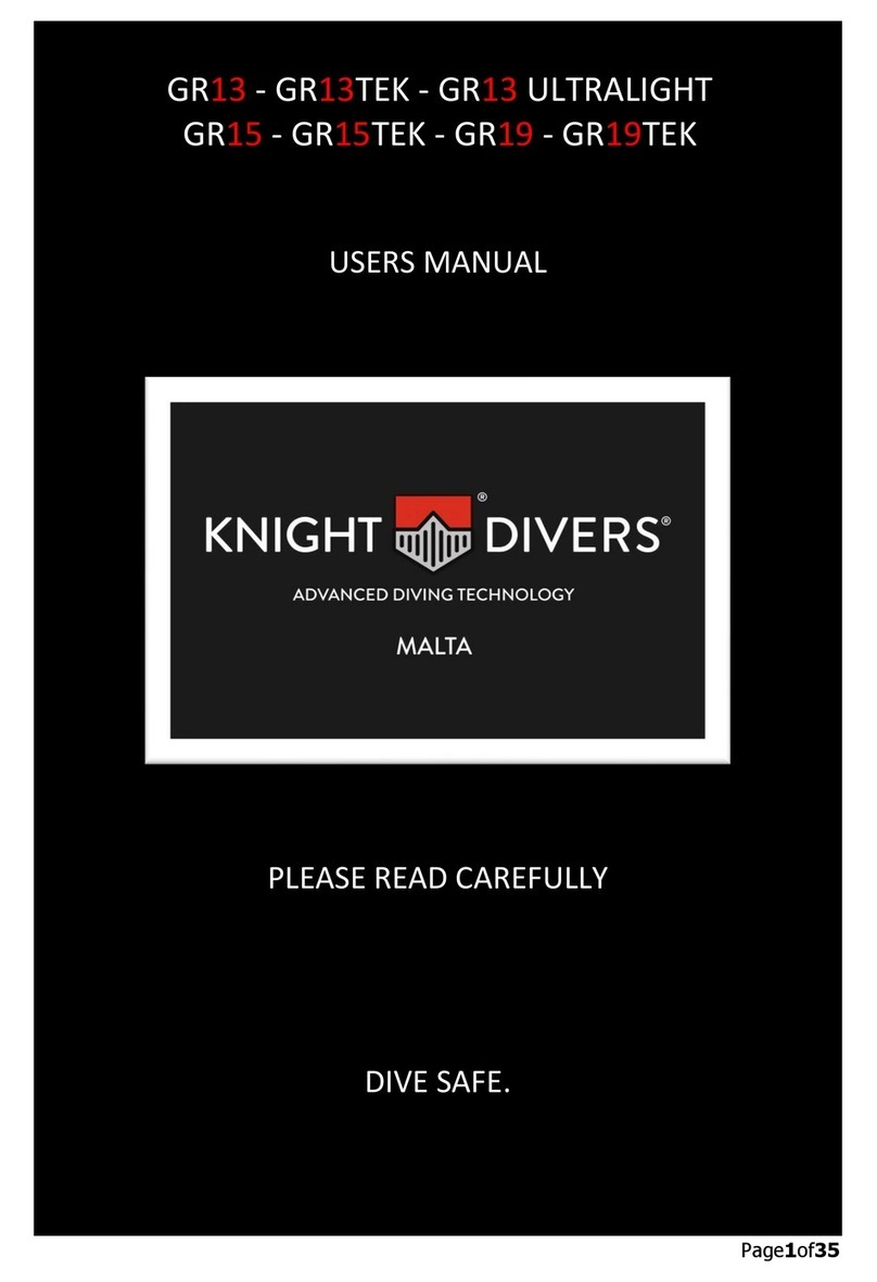 KNIGHT DIVERS GR 13 ULTRALITE Abridged user manual