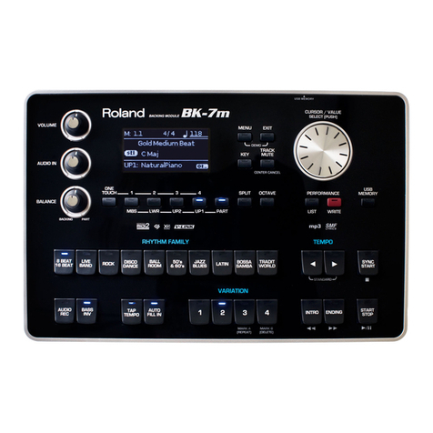 Roland BK-7m User manual
