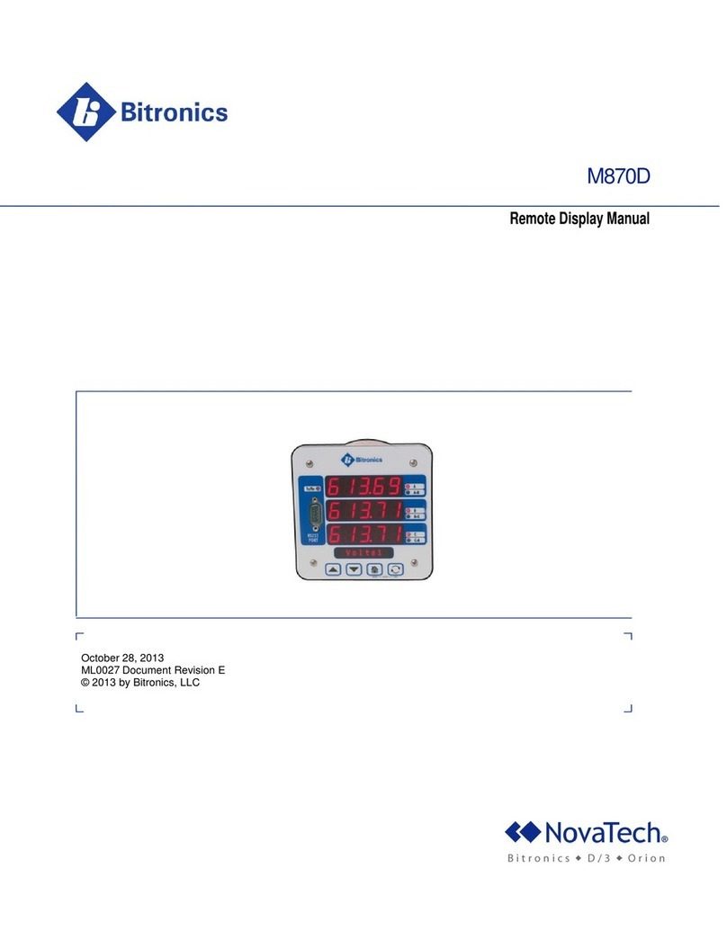 Bitronics M870D manual