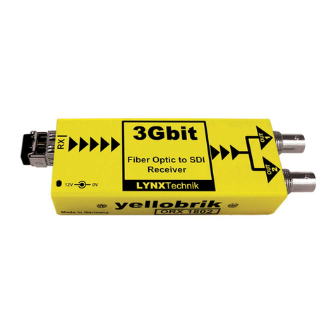 LYNXTechnik Yellobrik ORX 1802 User manual