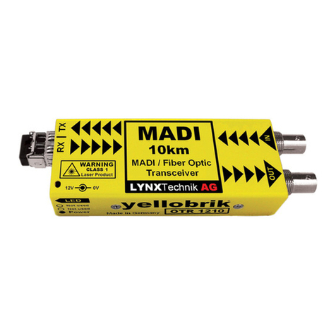 LYNXTechnik Yellobrik OBD 1210 User manual