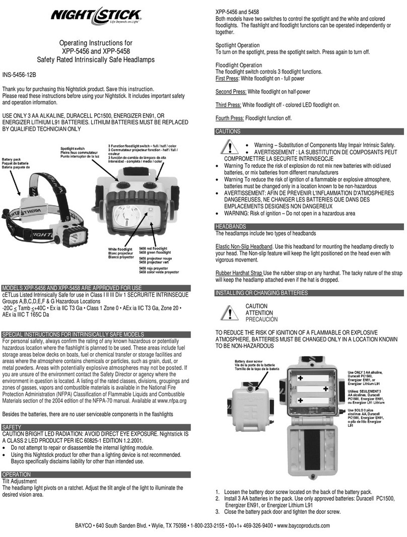 Night Stick XPP-5456 operating instructions Night Stick XPP-5456 operating instructions