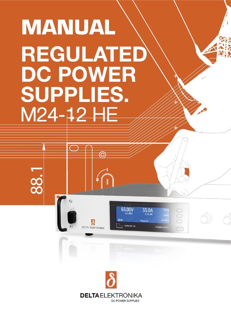 Delta Elektronika M 24-12 HE User manual
