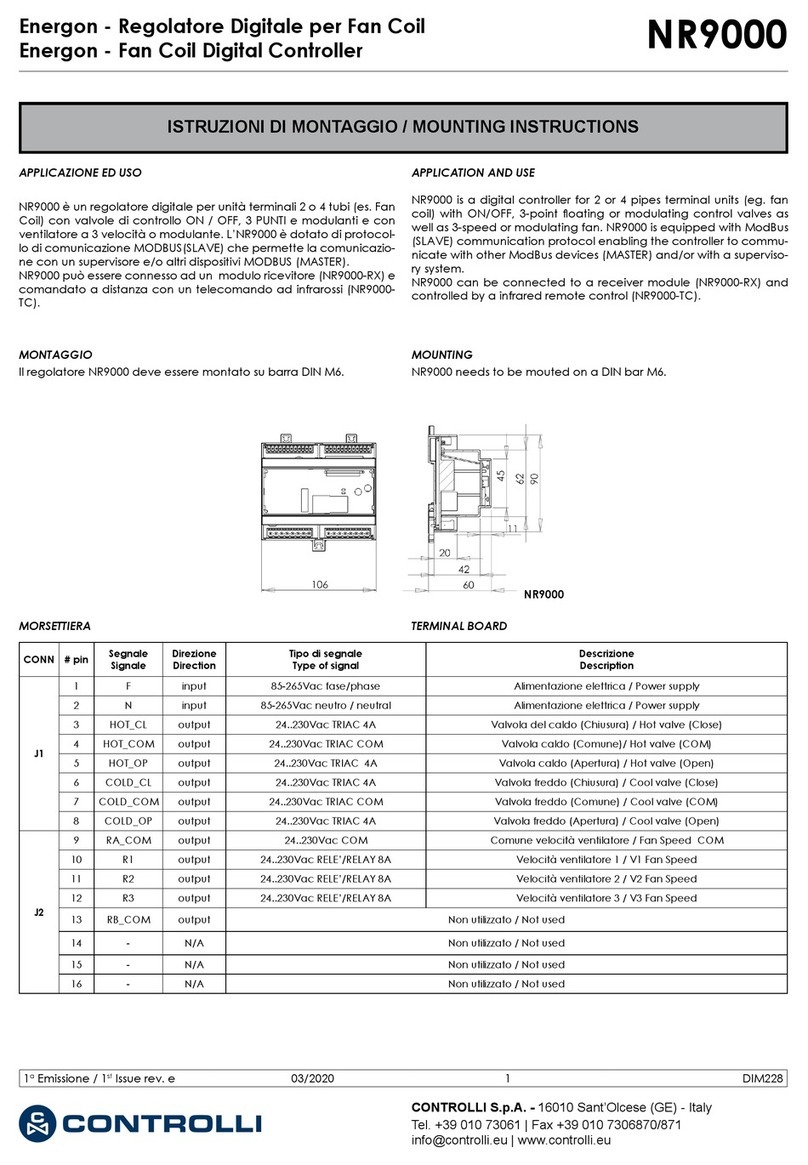 Controlli Energon User manual
