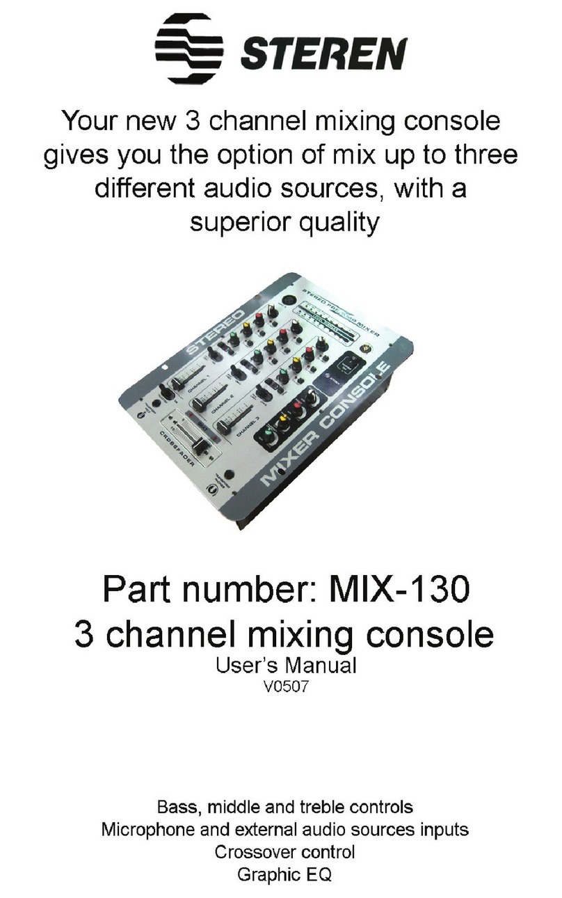 Steren MIX-130 user manual