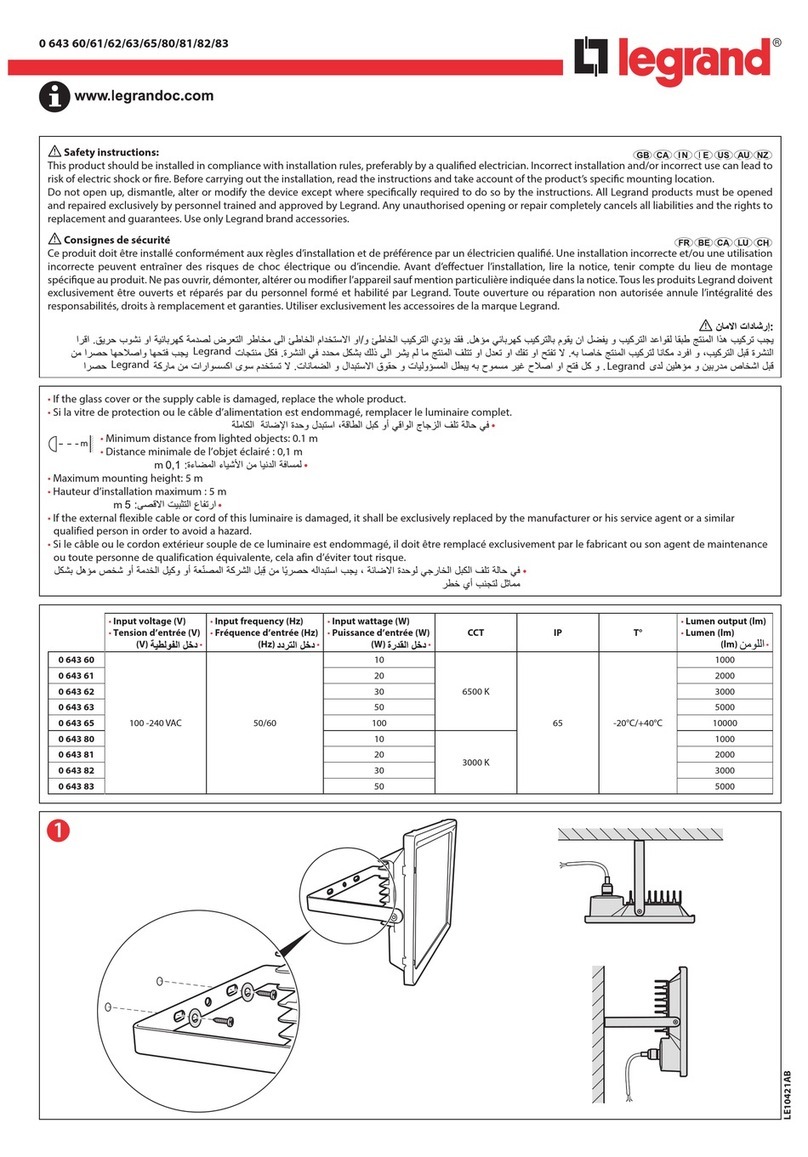 LEGRAND 0 643 60 quick start guide