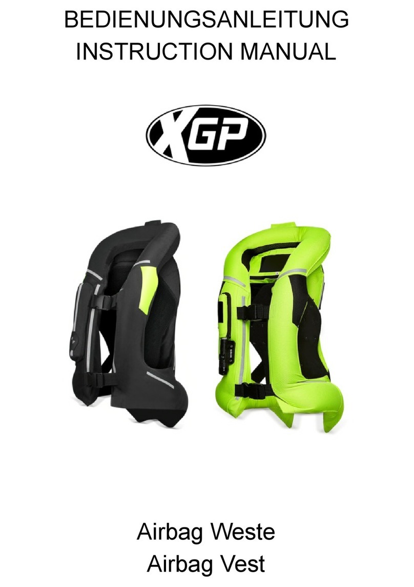 GP Airbag Vest instruction manual