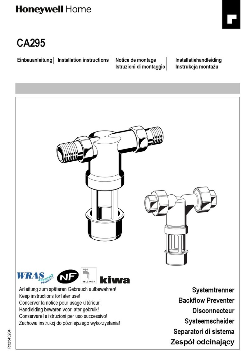 Honeywell Home CA295 installation instructions
