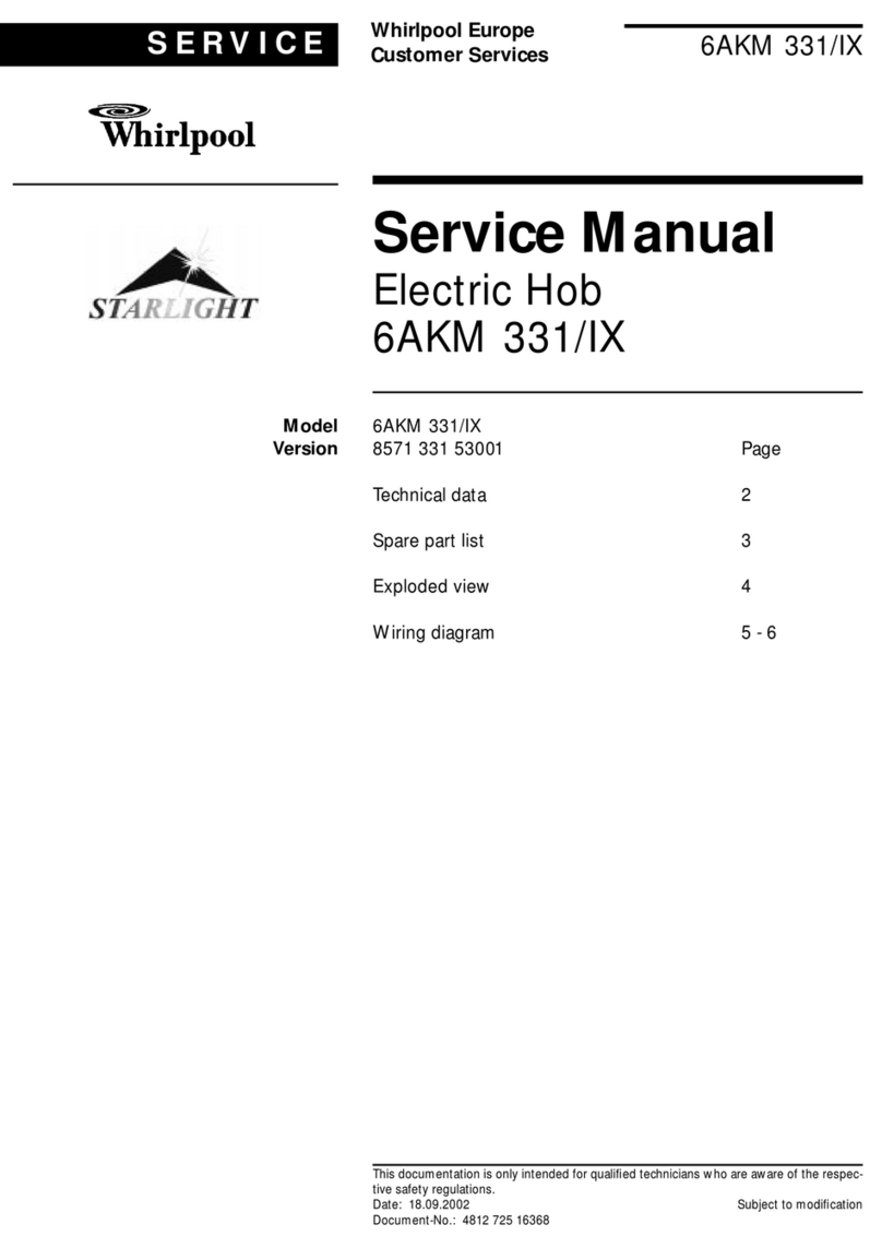 Whirlpool 6AKM 331/IX User manual