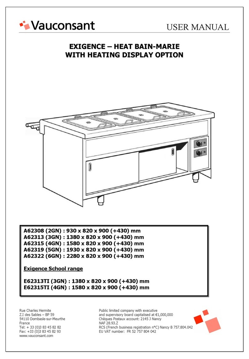 Vauconsant EXIGENCE user manual