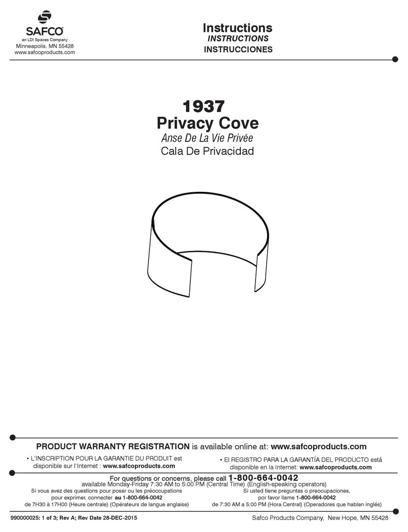 LDI Spaces Safco 1937 User manual