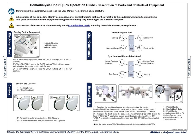 Olsen Hemodialysis Chair User guide