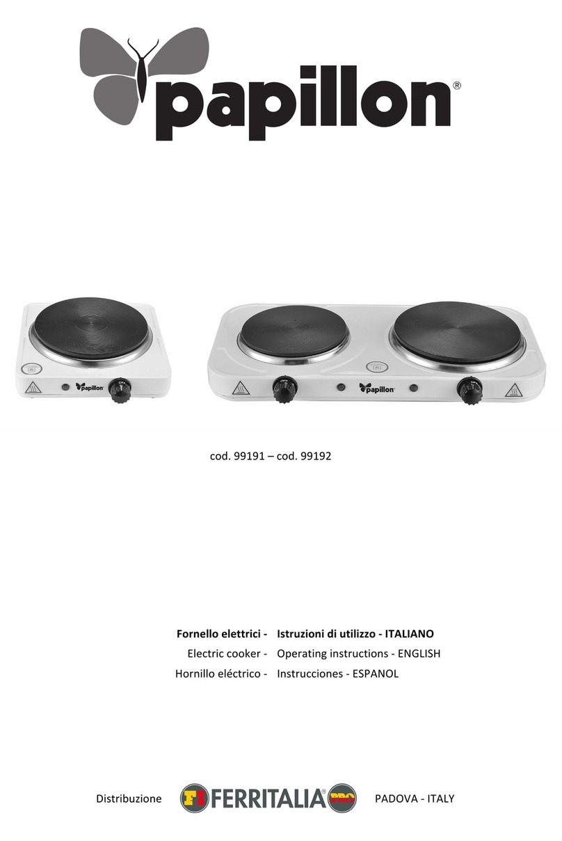 PAPILLON 99191 operating instructions