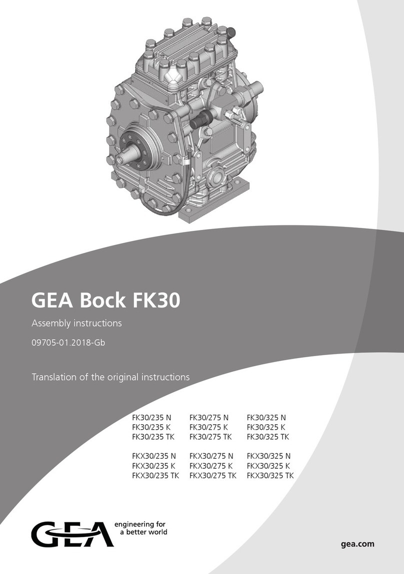 GEA Bock FK30 User manual