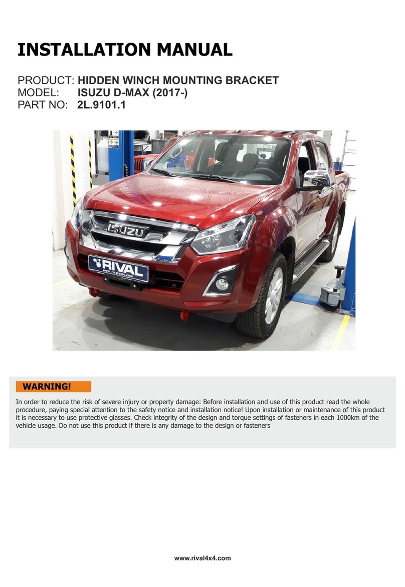 Isuzu D-Max installation manual