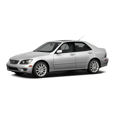 Toyota LEXUS IS 300 2003 Quick start guide