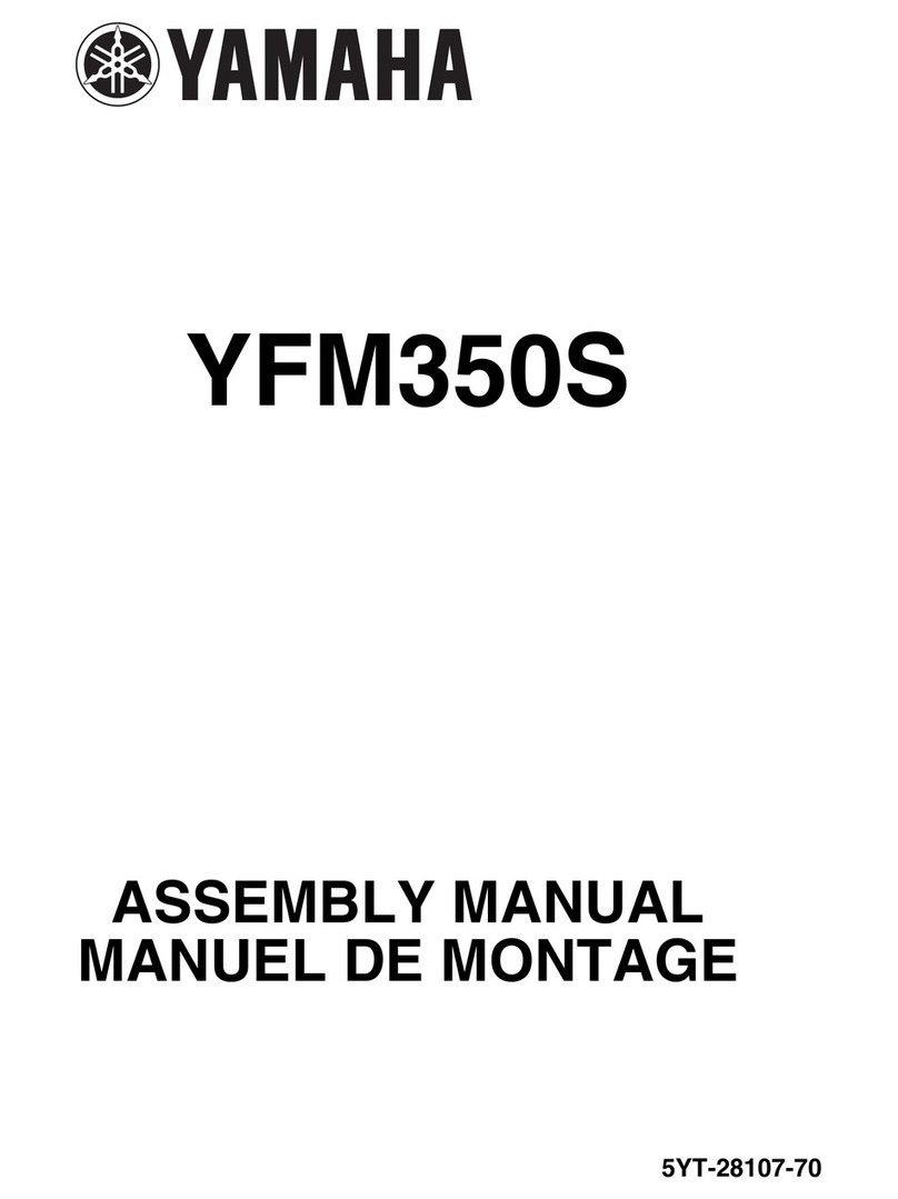 Yamaha YFM350S 2003 User manual