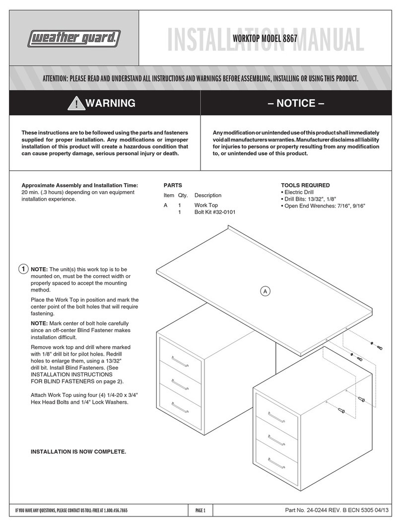 Weather Guard 8867 installation manual Weather Guard 8867 installation manual