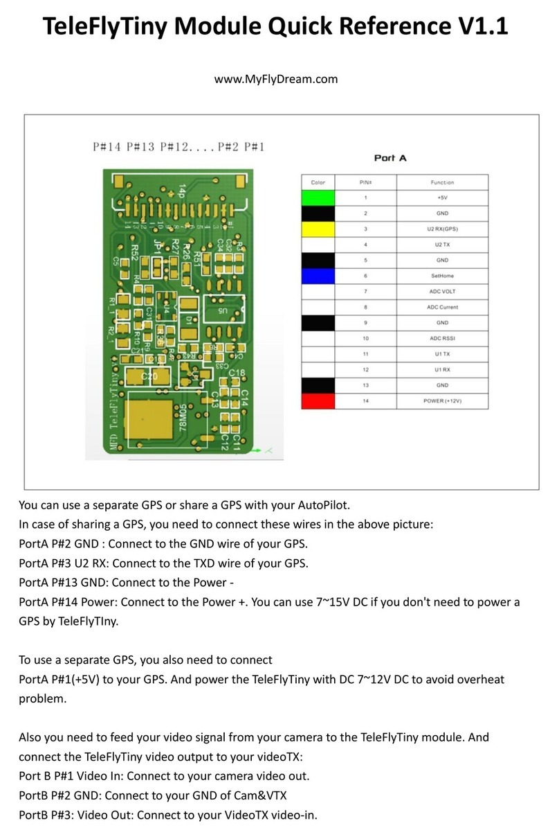 MyFlyDream TeleFlyTiny User manual