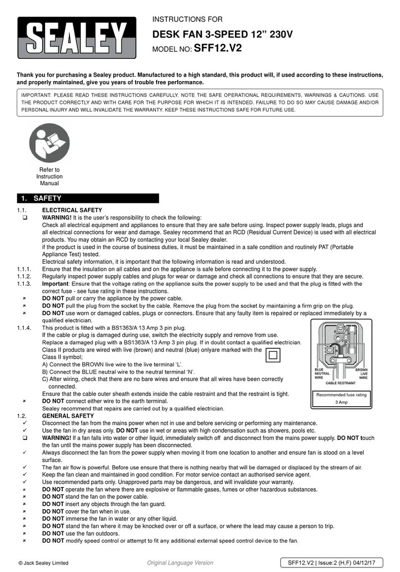 Sealey SFF12.v2 instructions