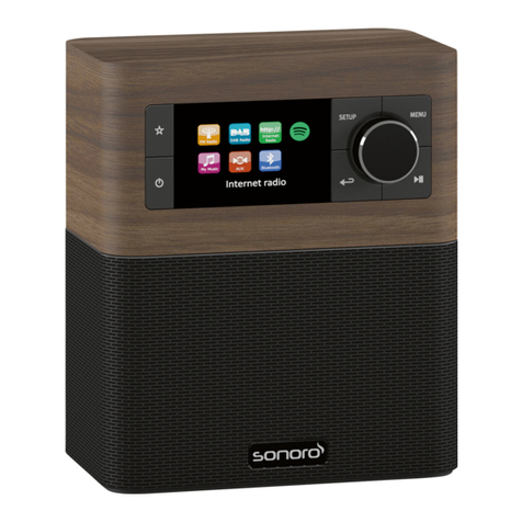 Sonoro sonoroSTREAM operating manual