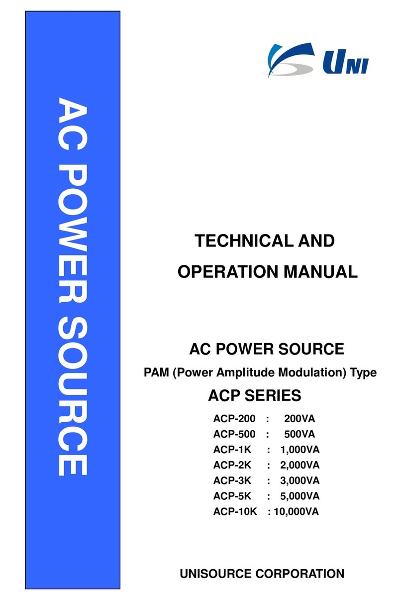 UNI ACP Series Technical and Operational Manual