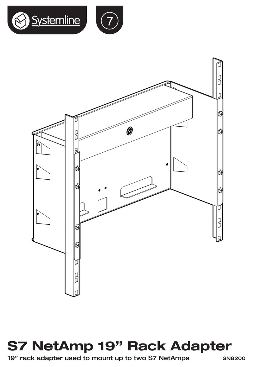 Armour Home Electronics Systemline S7 NetAmp 19” Rack Adapter manual