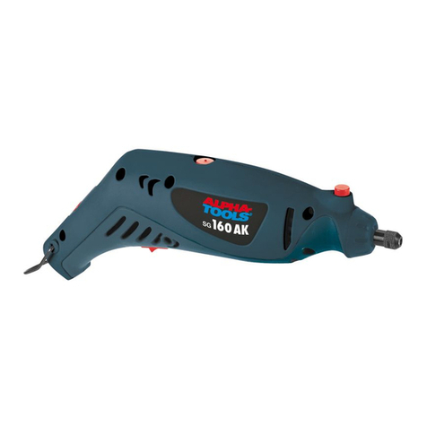 Alpha tools SG 160 AK User manual
