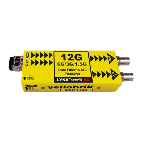 LYNXTechnik Yellobrik ORR 1402 User manual