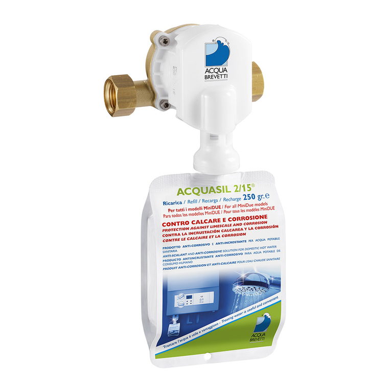 Acqua Brevetti MiniDUE Installation and operating manual