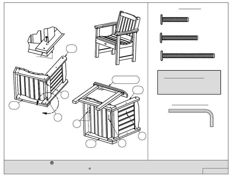 highwood Lehigh Garden Chair Assembly guide