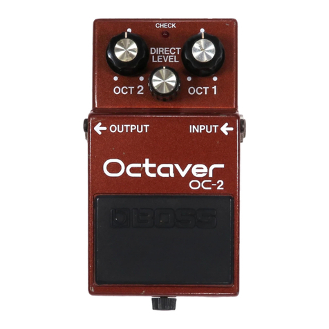 BOSSCO OC-2 Octaver manual
