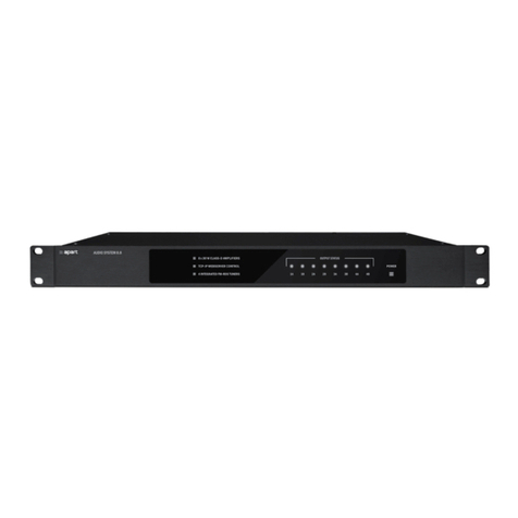 APART AUDIOSYSTEM8.8 Command list