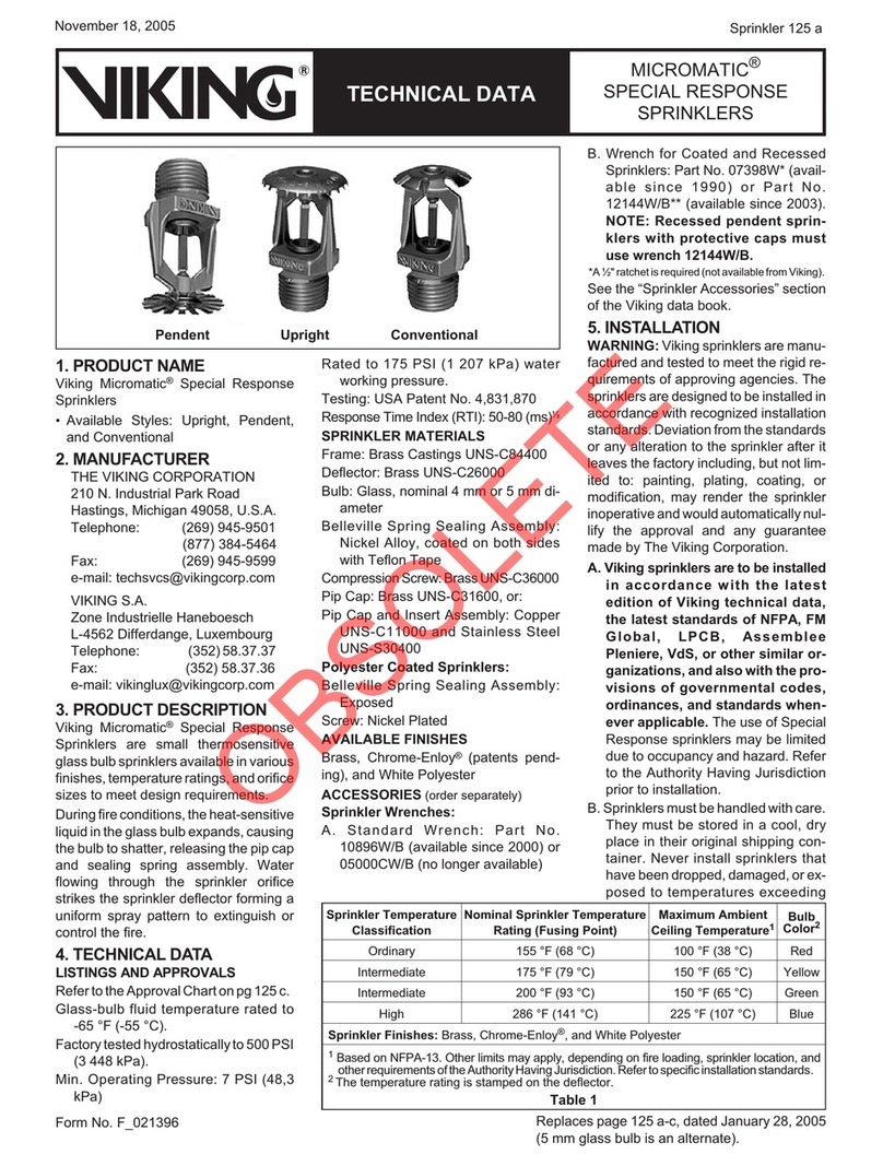 Viking MICROMATIC VK134 User manual
