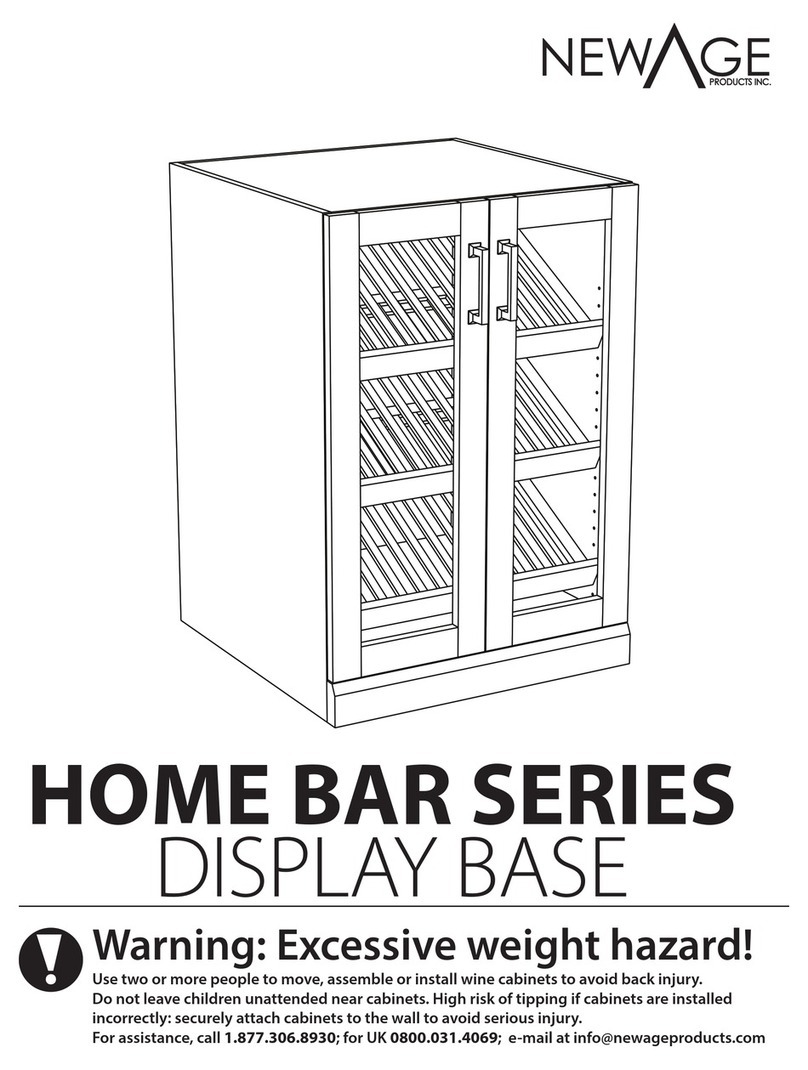 NewAge Products HOME BAR Series Instruction Manual