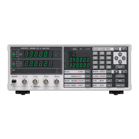 Hioki 3506-10 instruction manual