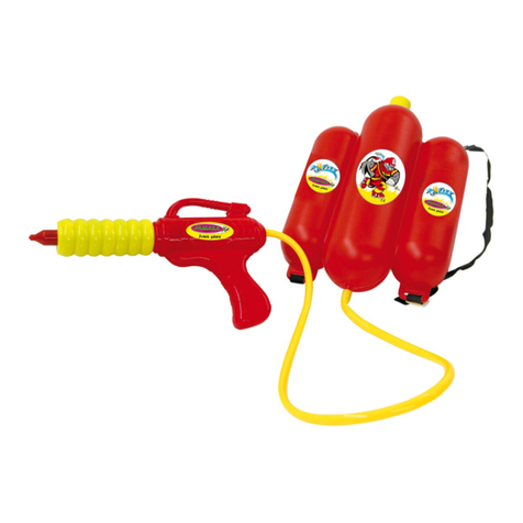 Jamara Mc Fizz Water Gun with Tank Backpack 2,5L Instruction