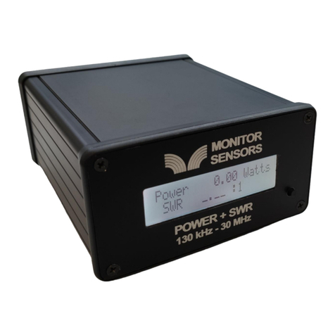 Monitor Sensors Power + SWR instruction manual