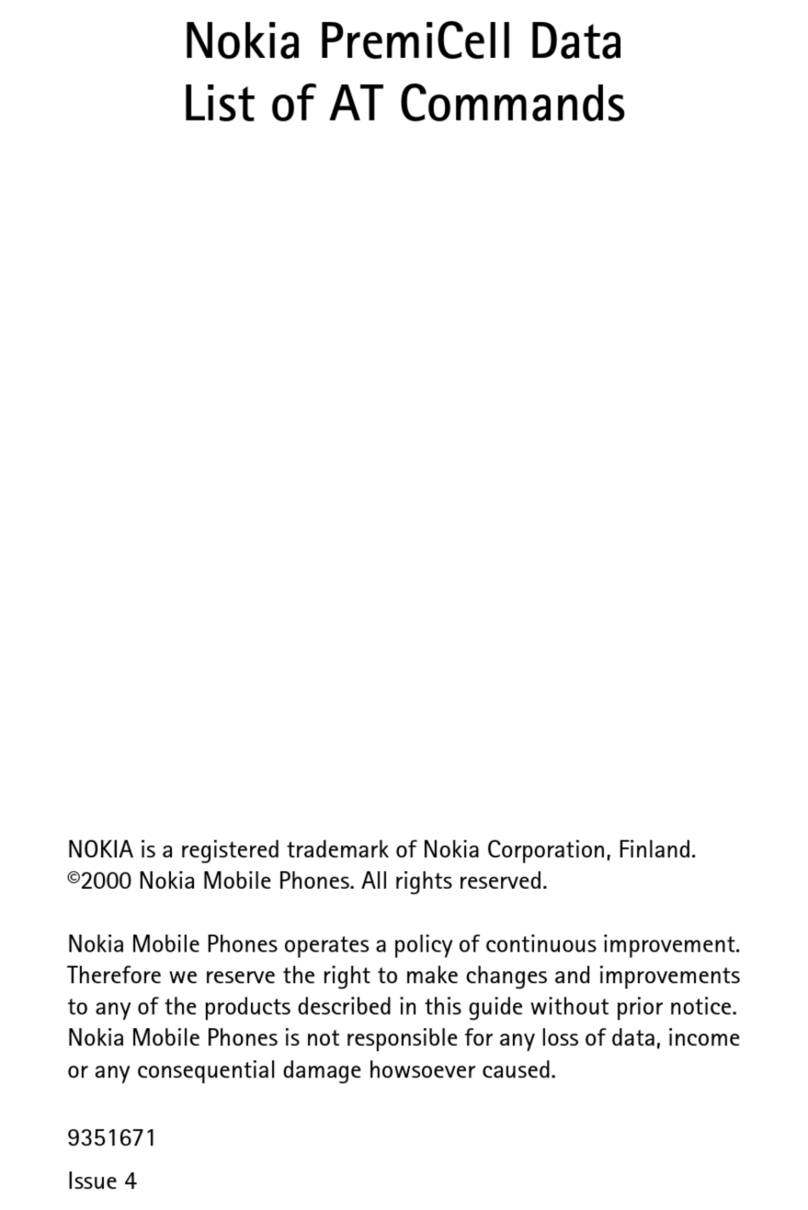 Nokia PremiCell User manual