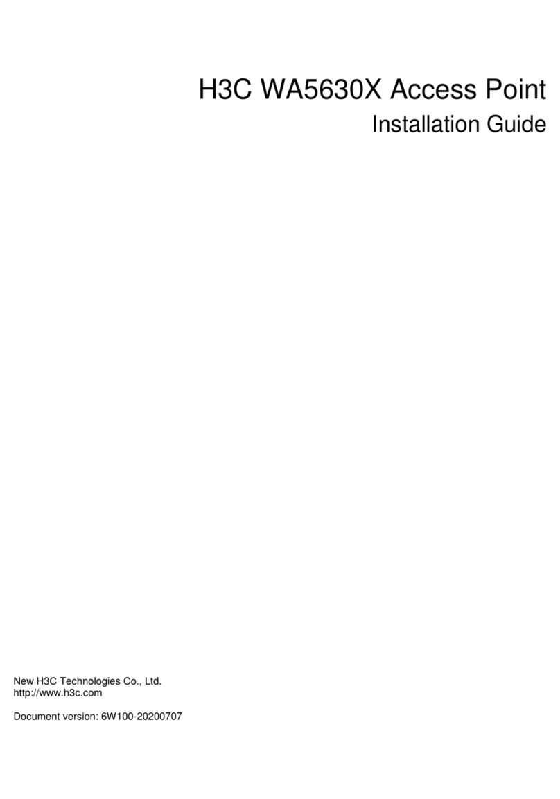 New H3C Technologies WA5630X installation guide