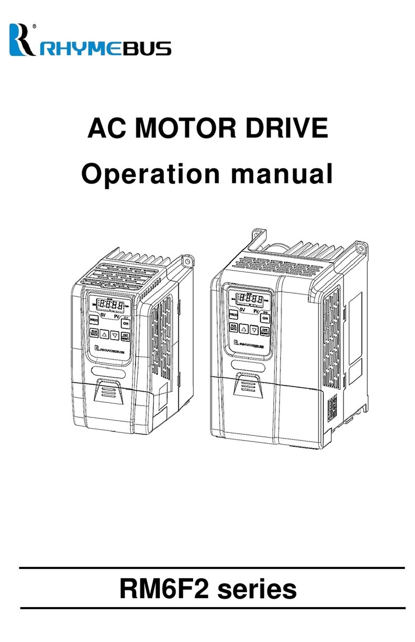 Rhymebus RM6F2 Series Operation manual
