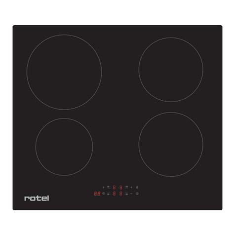 Rotel INDUCTIONHOB1140CH Instructions for use